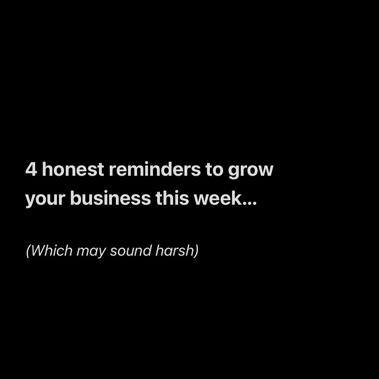 If I wasn&rsquo;t worried about offending you, this is what I&rsquo;d say^

Let me know which resonates.

And share your challenge or goal below for me to handpick a free resource to help you👇🏻