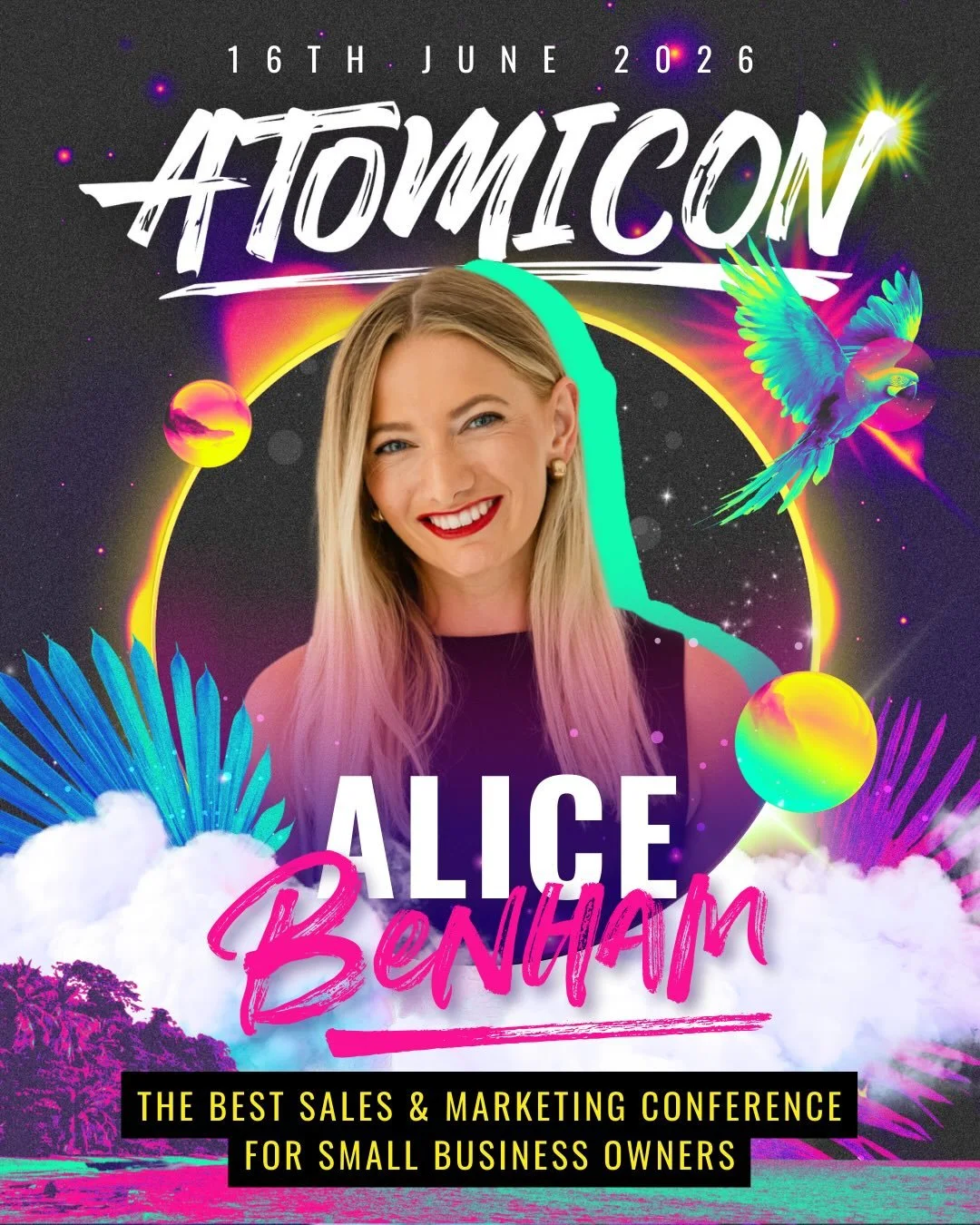 Eeeek the news is out and I&rsquo;m SO excited to speaking at ATOMICON 2026🎤🎟️

Speaking is one of my favourite things and I&rsquo;m so inspired by what @andrewandpete have built and how they do business - safe to say this was a VERY easy yes!! 

A