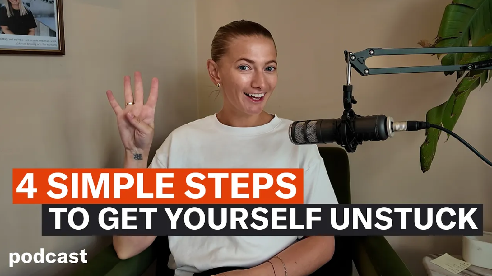 How I get motivated and out of a funk - how to be consistent and create meaningful change (4 steps)