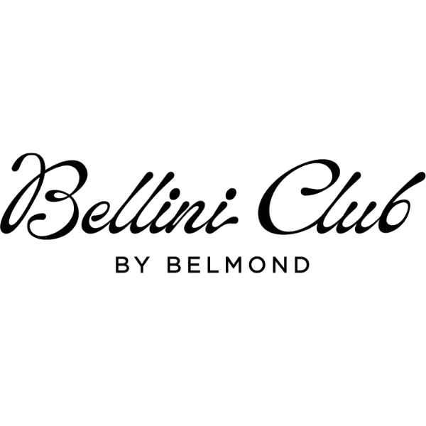Bellini Club by Belmond logo in black cursive and block letters. Exclusive luxury travel program offering VIP perks, upgrades, and personalized experiences at Belmond hotels and trains.