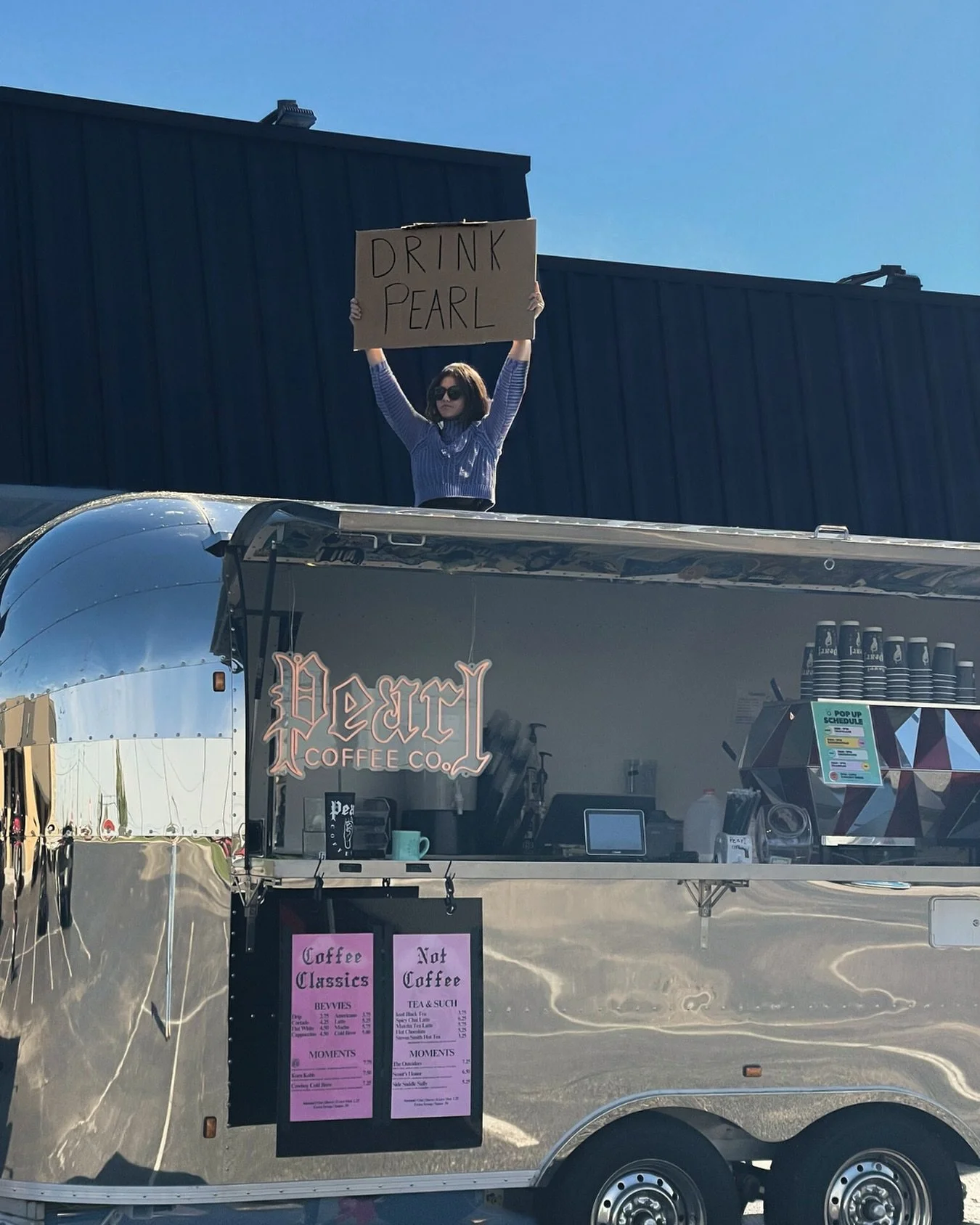 📦 thinking outside the box 📦 

We&rsquo;ve spread the word through socials, word of mouth, and good coffee. Now we are taking it to the streets&mdash; the old fashion way 😏
