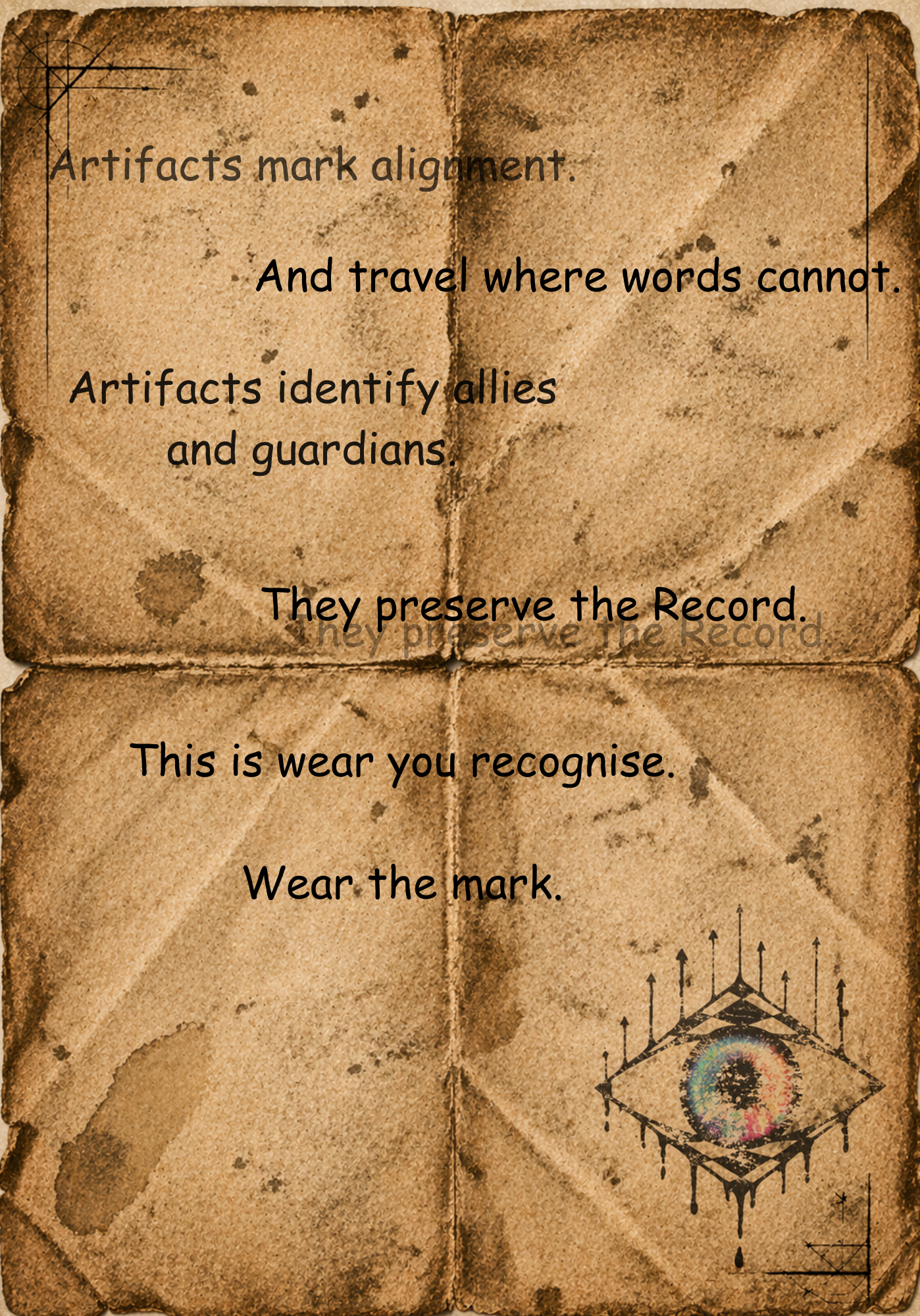 Wear the artifact.