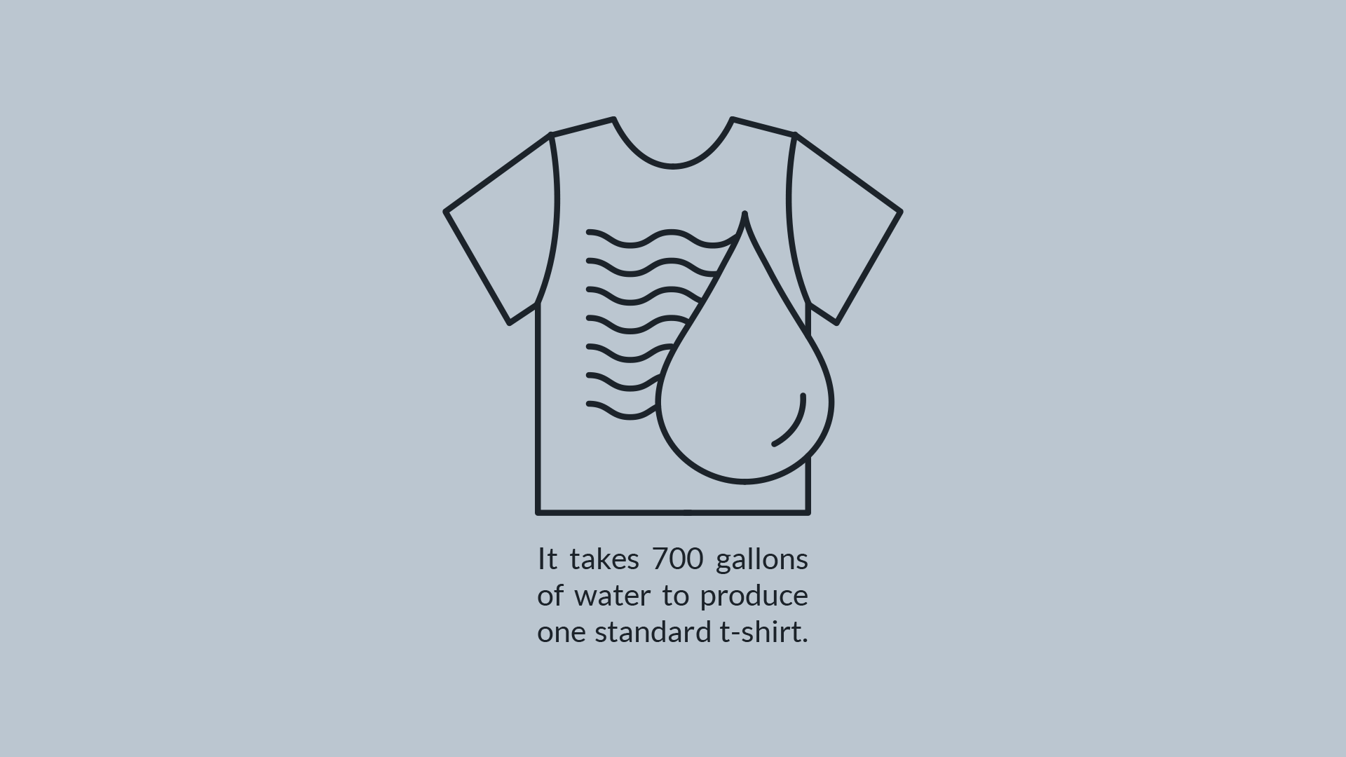 We need to save water