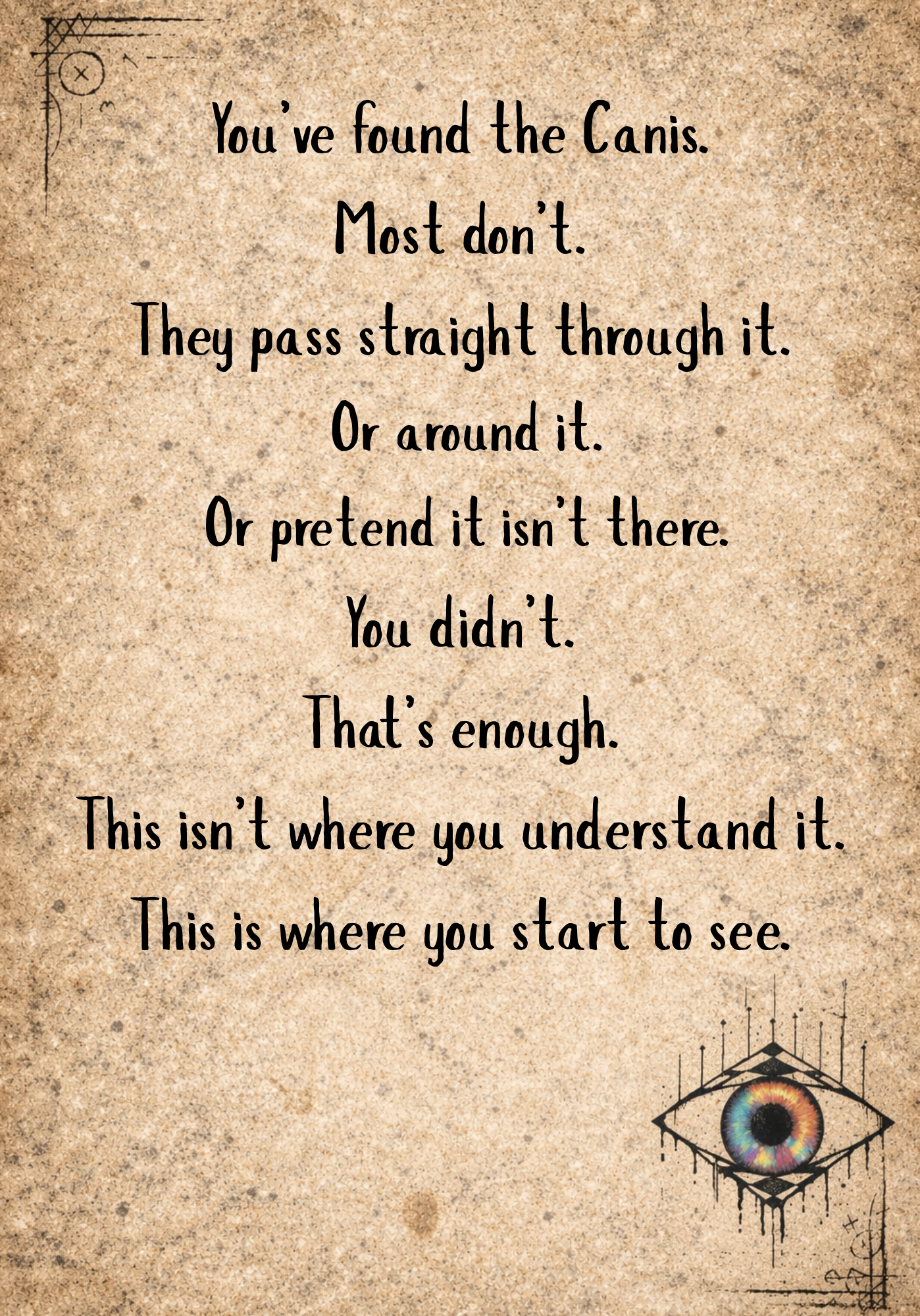 The Canis Fragment One - Page 1