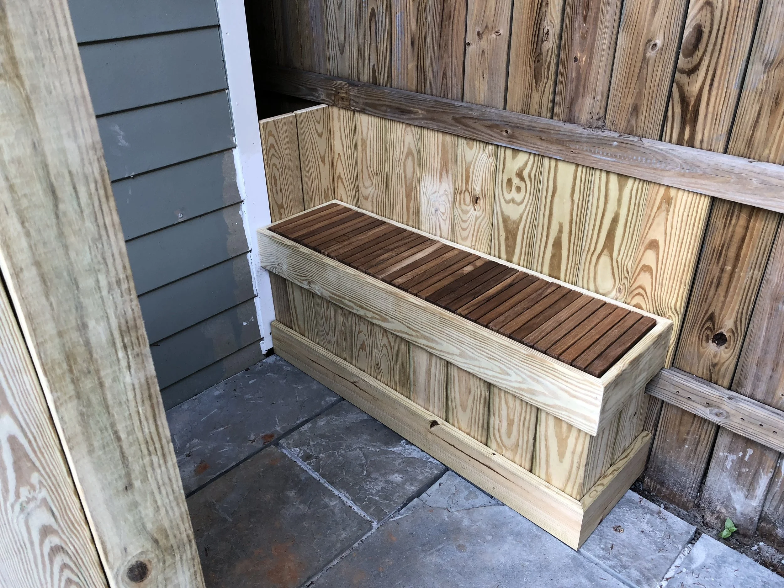 Hot Tub Bench & Storage