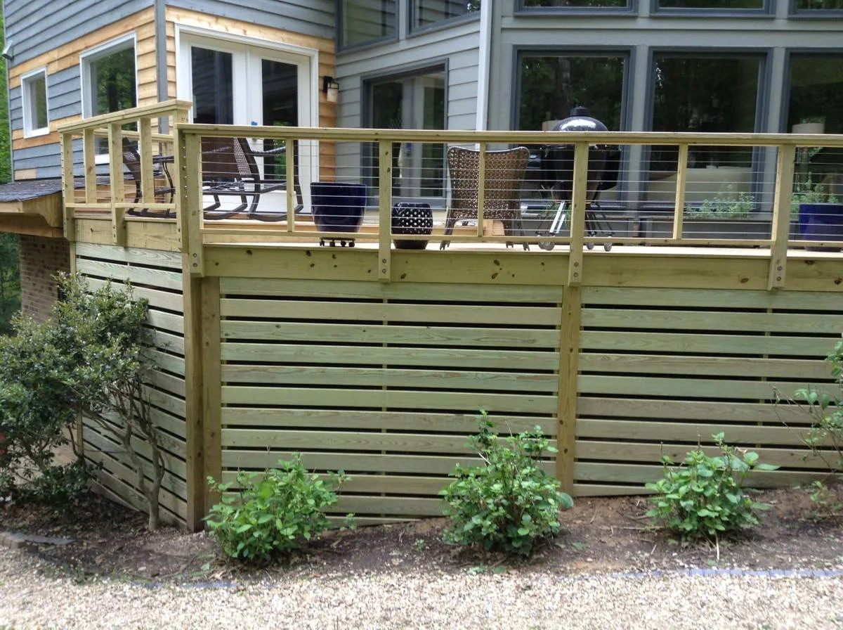 Cable Rail Deck & Skirting