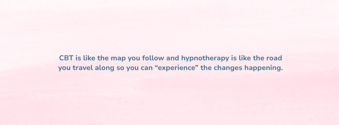 Explaining how CBT provides the map and hypnotherapy is the journey you experience when working through insomnia and sleep issues