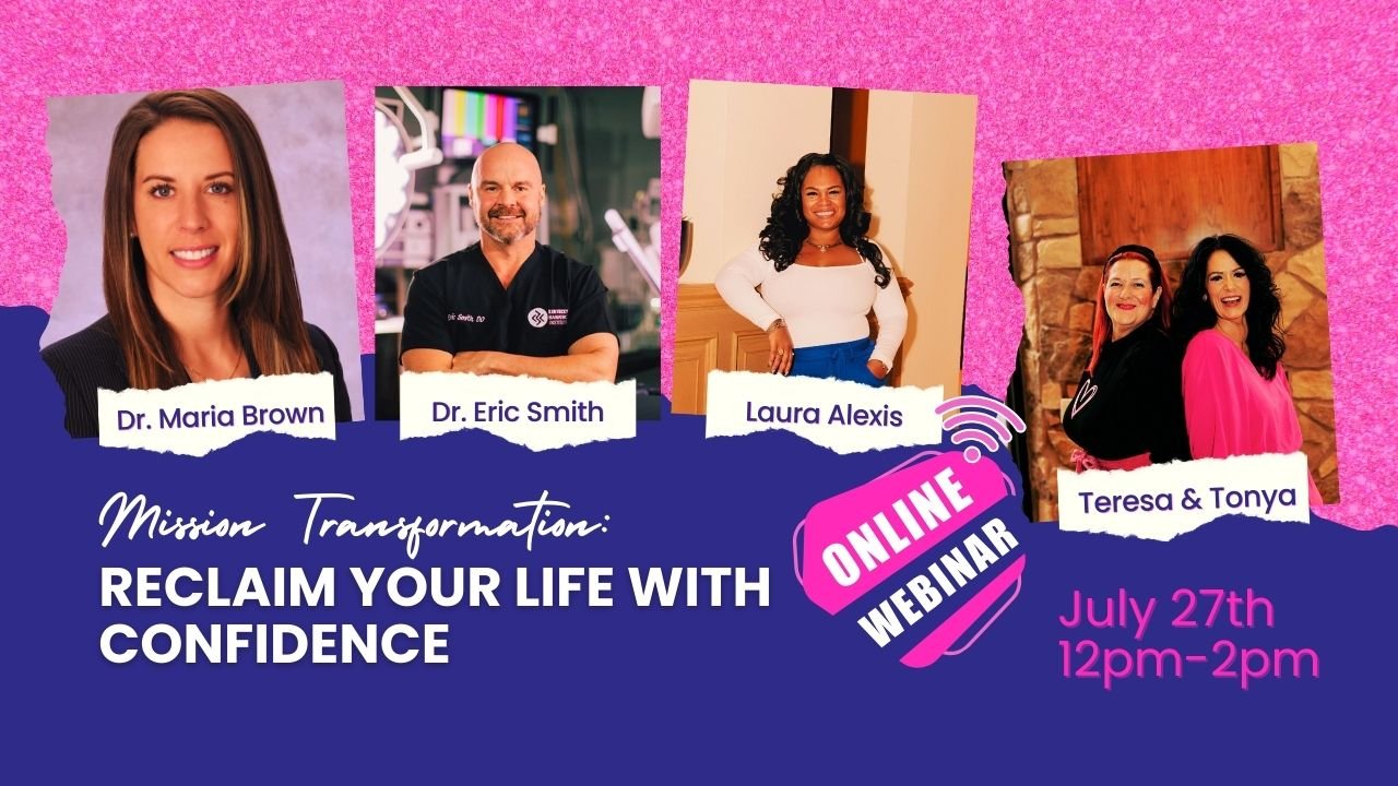 (FINISHED) Webinar - Mission Transformation: Reclaim Your Life with Confidence