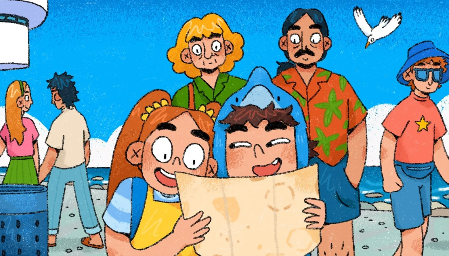 (elvīra beķere, Elvīra Beķere) Comic panel from comic "Meldra and the icky neighbors" made by Elvira Bekere