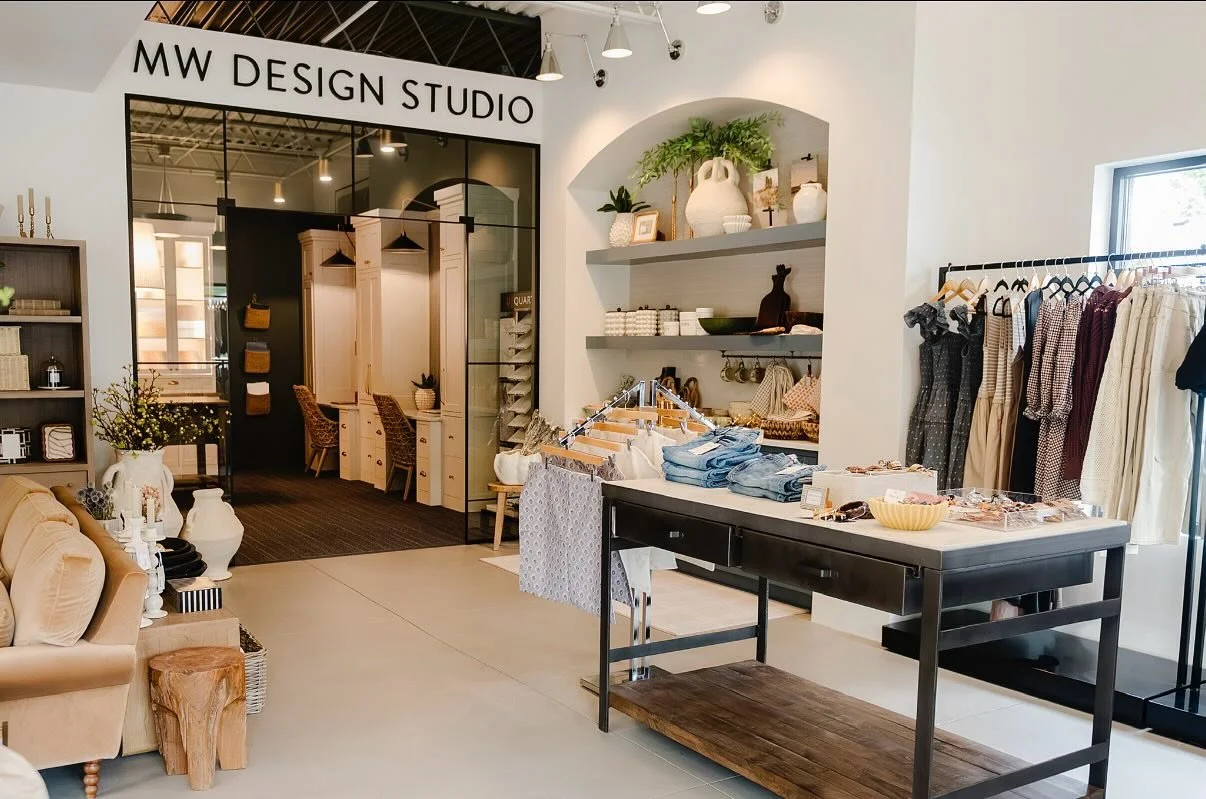 Sneak peak (if you haven&rsquo;t visited the studio yet) of one of the professional pictures we just got back! This is just one view of our gorgeous retail space. Interior Design is just one facet of our business. The other side is retail where the s