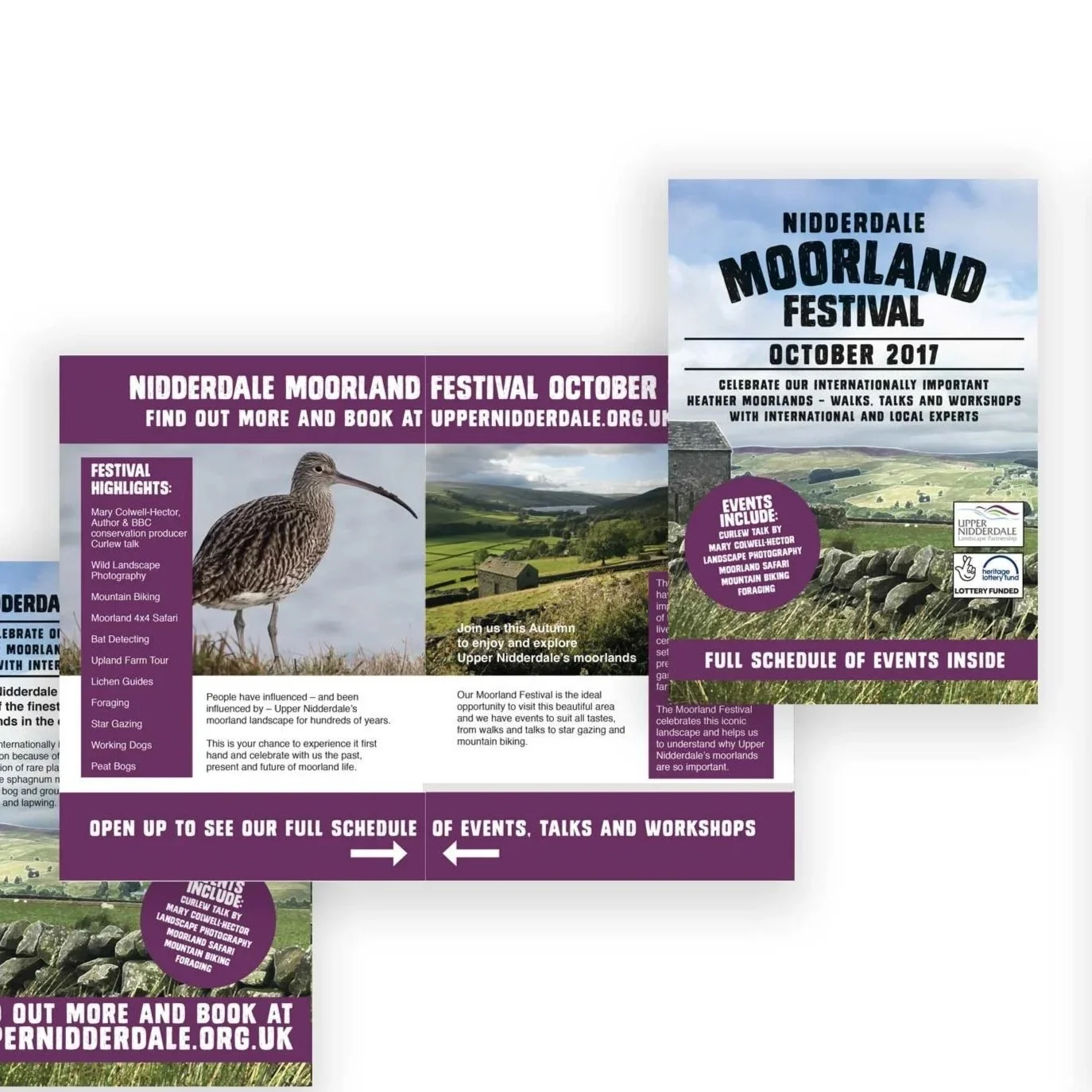 Nidderdale Moorland Festival Branding Design
