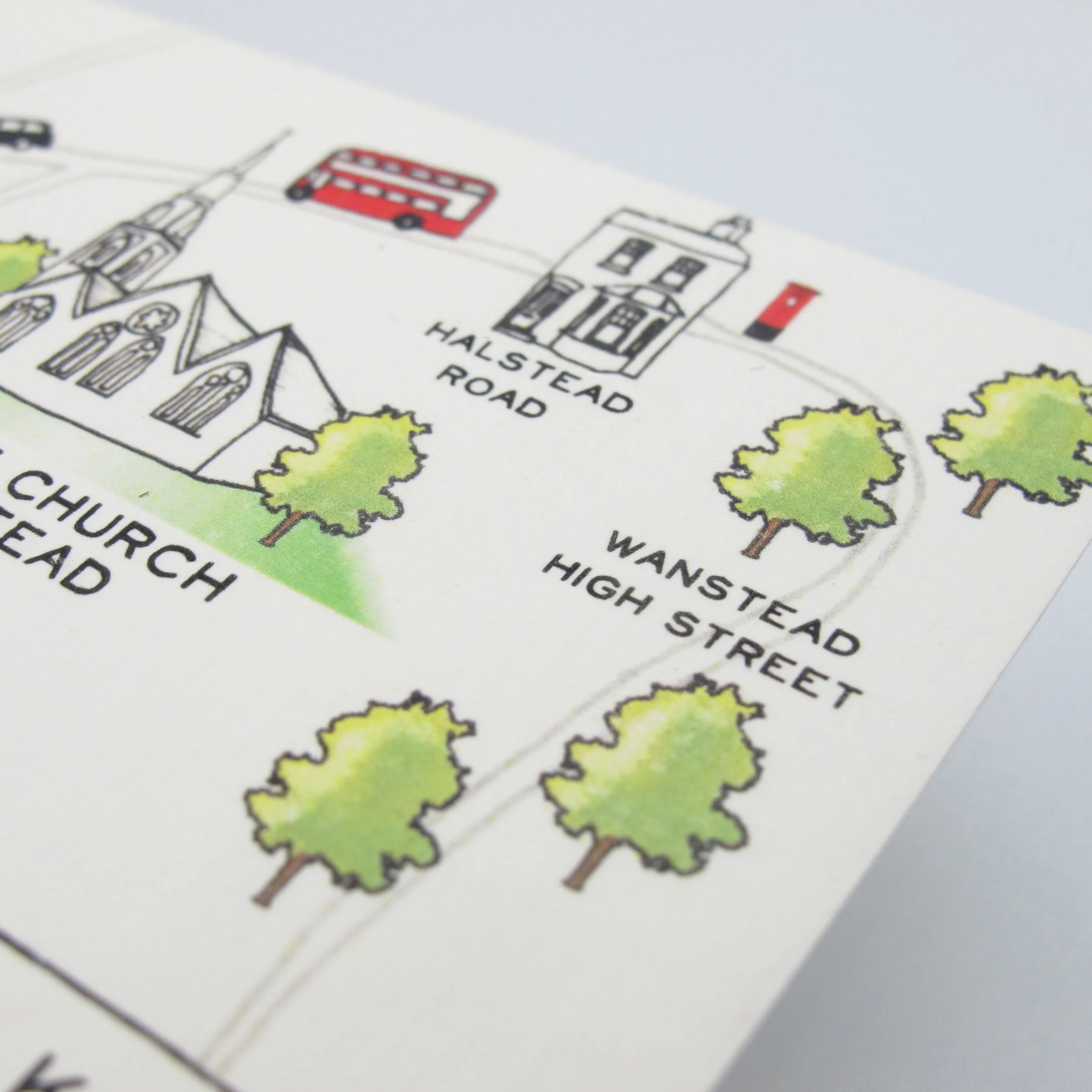London Map Wedding Invitation