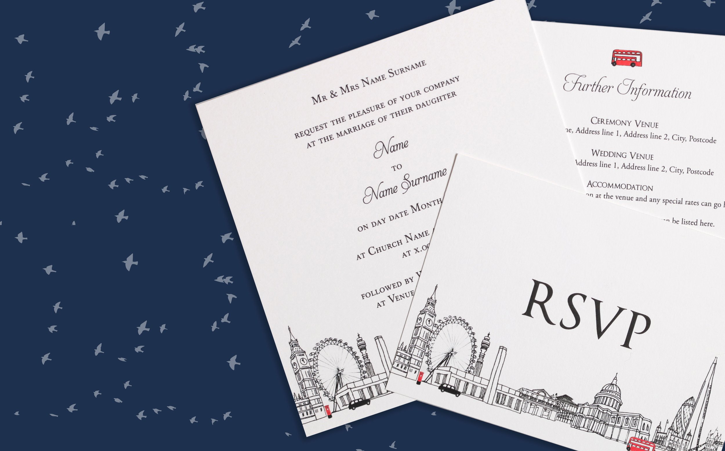 London Stationery Set