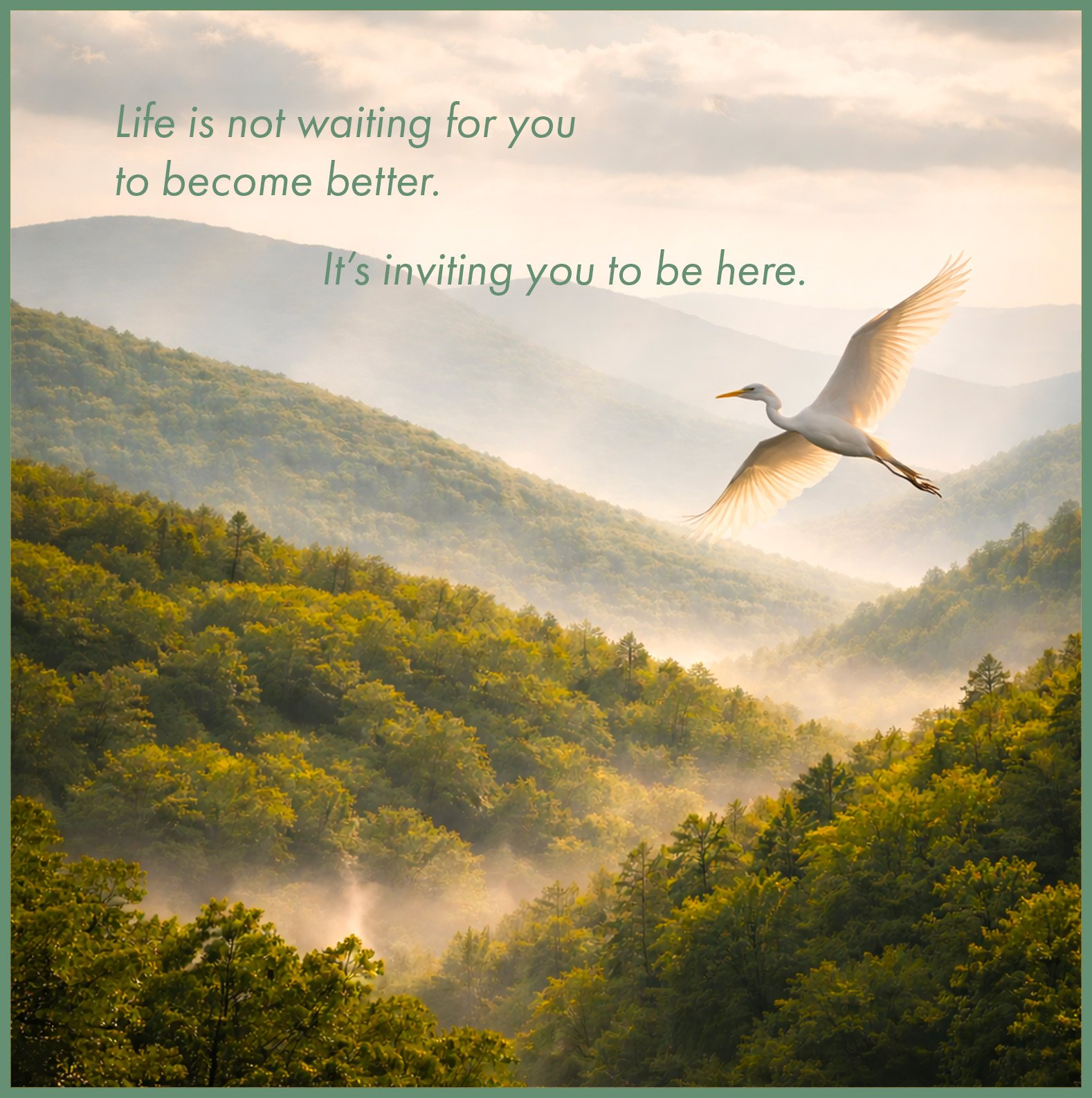 Living is the practice