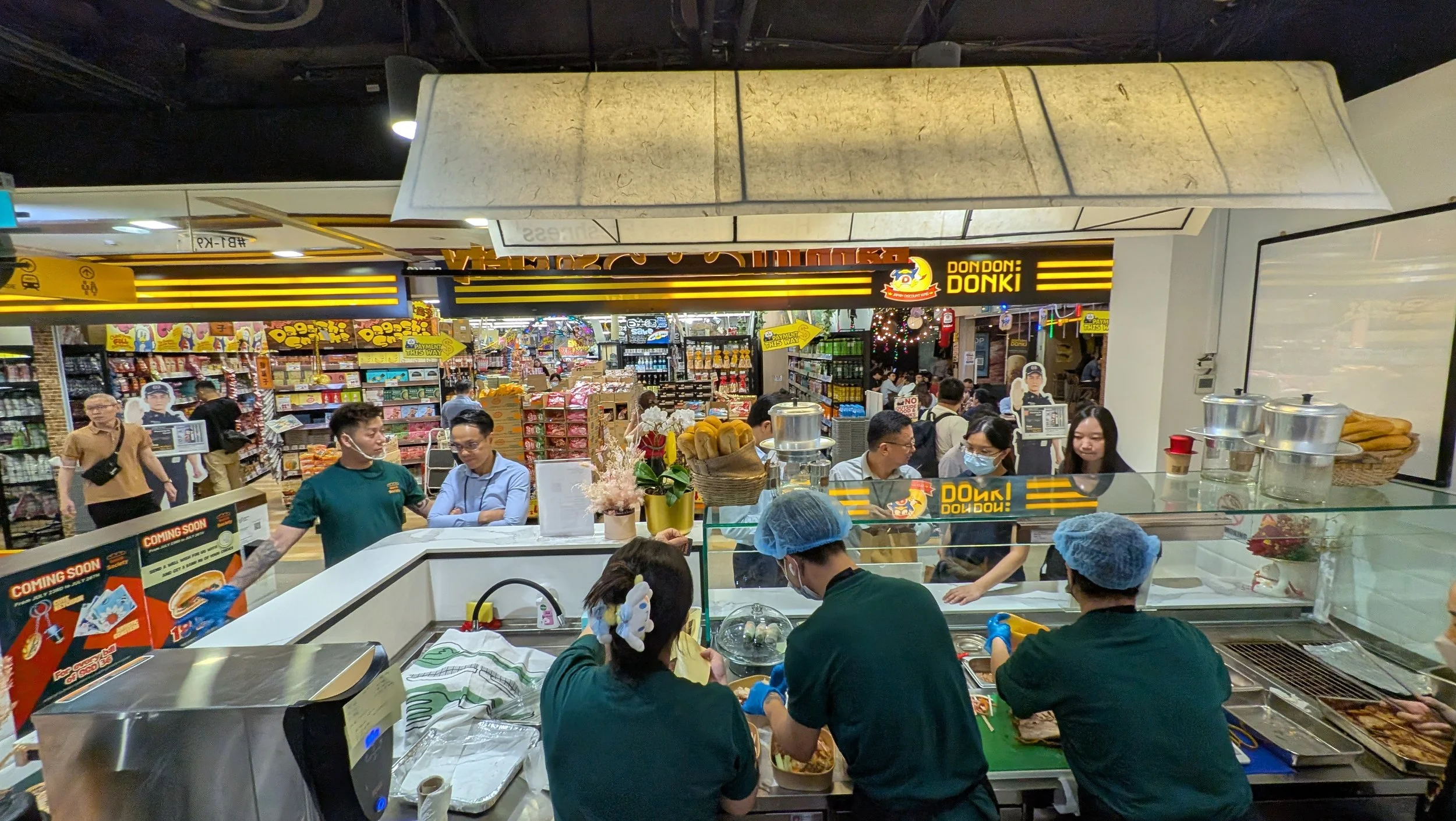 Lunchtime at Banh Mi Society.