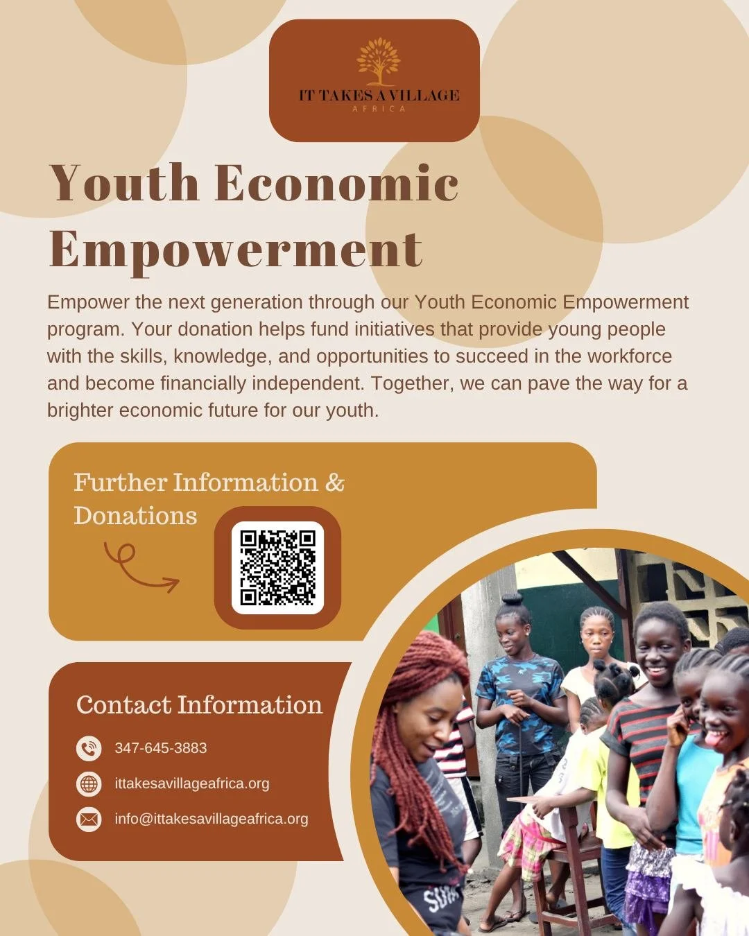 💪🏽✨ Empowering youth is investing in our collective future.
Through our Youth Economic Empowerment program, we provide young people with the tools they need to succeed &mdash; from financial literacy and entrepreneurship training to job readiness a