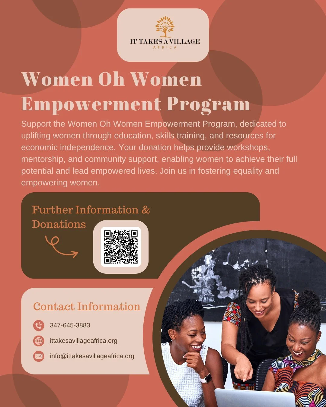 When women are empowered, communities are transformed.
ITAVAC&rsquo;s Women Oh Women Empowerment Program is rooted in what lasting change really looks like&mdash;education, skills training, mentorship, and support that help women move toward economic
