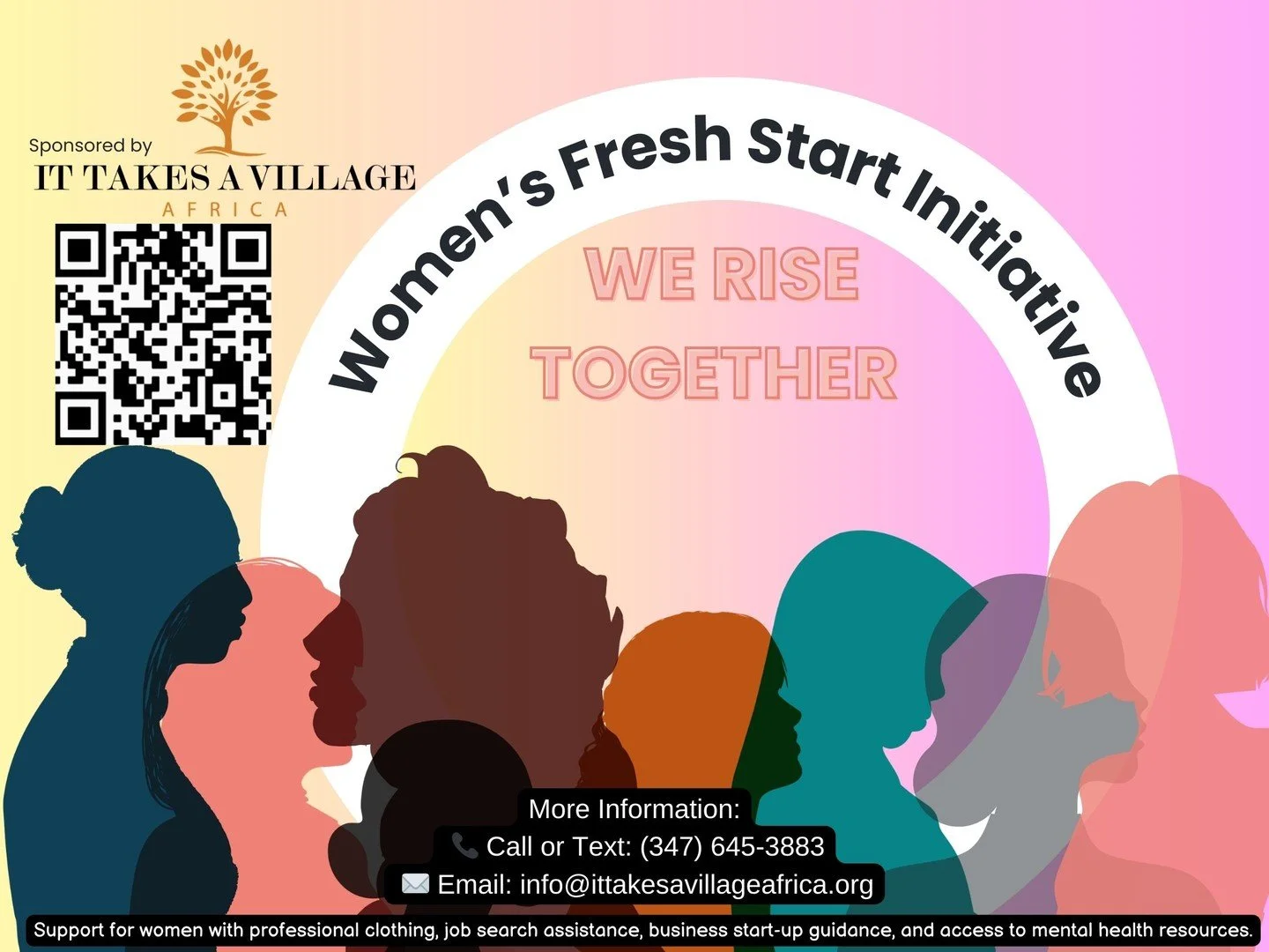 We rise together when women are supported with the tools to begin again.
ITAVAC&rsquo;s Women&rsquo;s Fresh Start Initiative is about restoring confidence, creating opportunity, and walking alongside women as they rebuild with dignity and strength. F