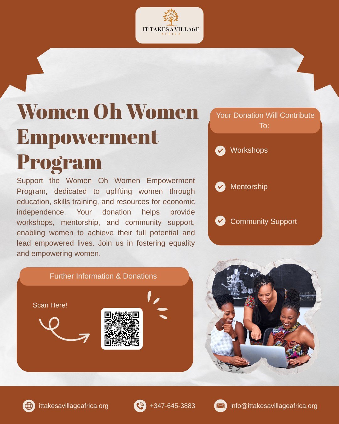 Empowered women empower communities.
ITAVAC&rsquo;s Women Oh Women Empowerment Program is creating space for women to grow, lead, and thrive through workshops, mentorship, and meaningful community support. This is the kind of investment that strength