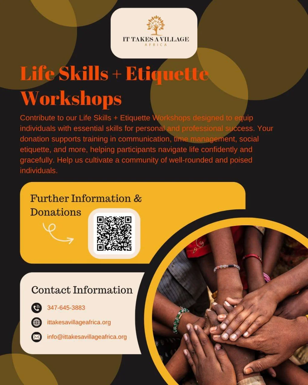Nobody teaches you how to show up. But somebody should. 🌟

Our Life Skills + Etiquette Workshops prepare young people for real life, confidence, communication, professional presentation, financial basics, and the social skills that open doors.

Beca