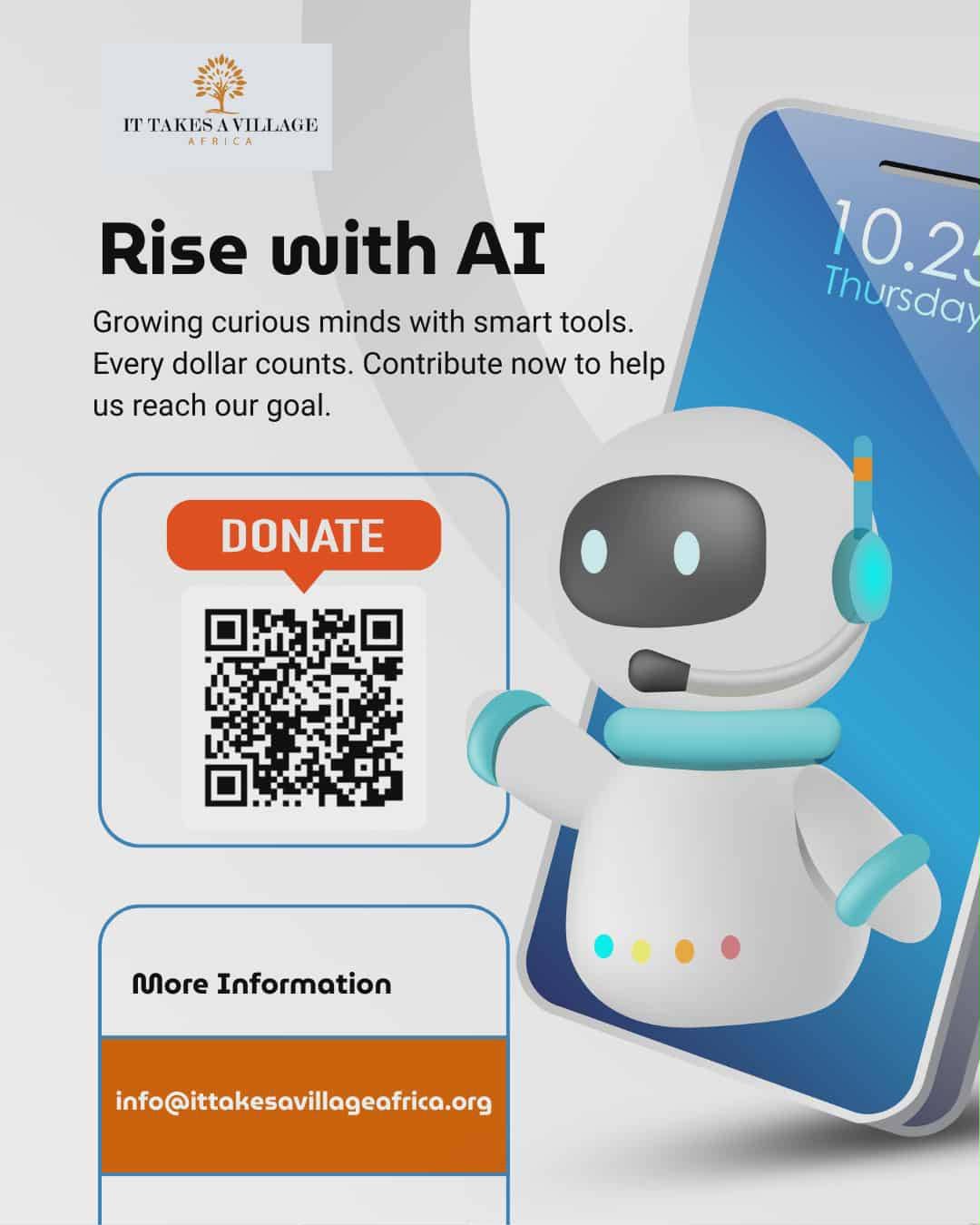 The world is changing. 🤖✨

AI is reshaping every industry from healthcare to agriculture, education, business, government. And if Africa is not in that room, Africa will be left behind.

Our Rise with AI programme is making sure that does not happen