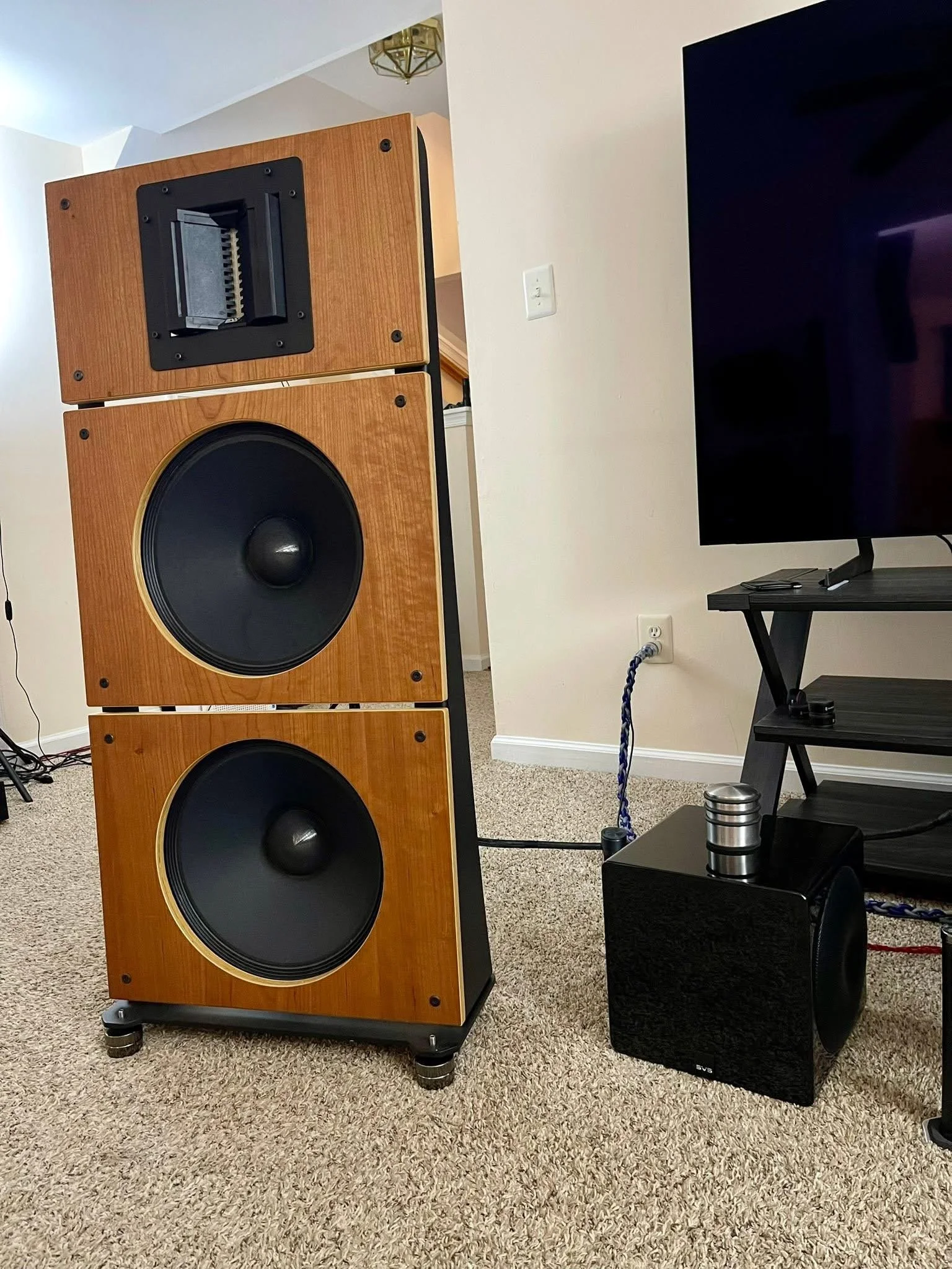 Pure Audio Project open baffle in Cherry