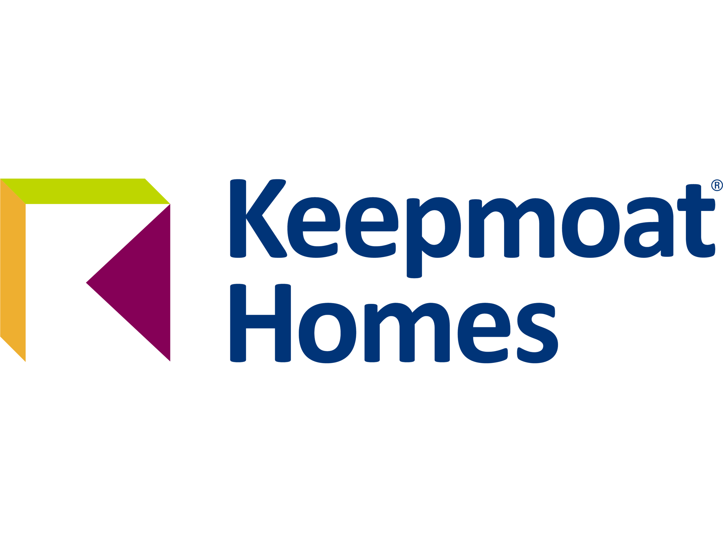 Kepmoat Homes logo with a geometric shape and text.