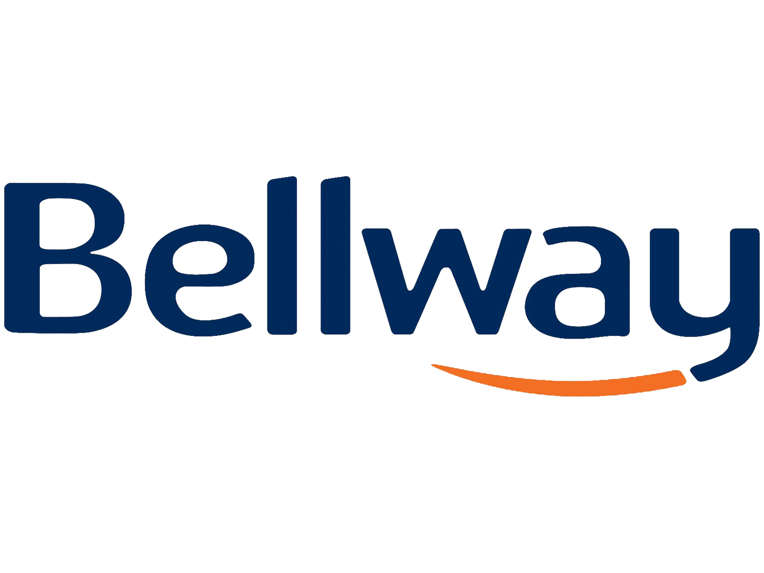 Walmart logo with blue text and an orange underline.