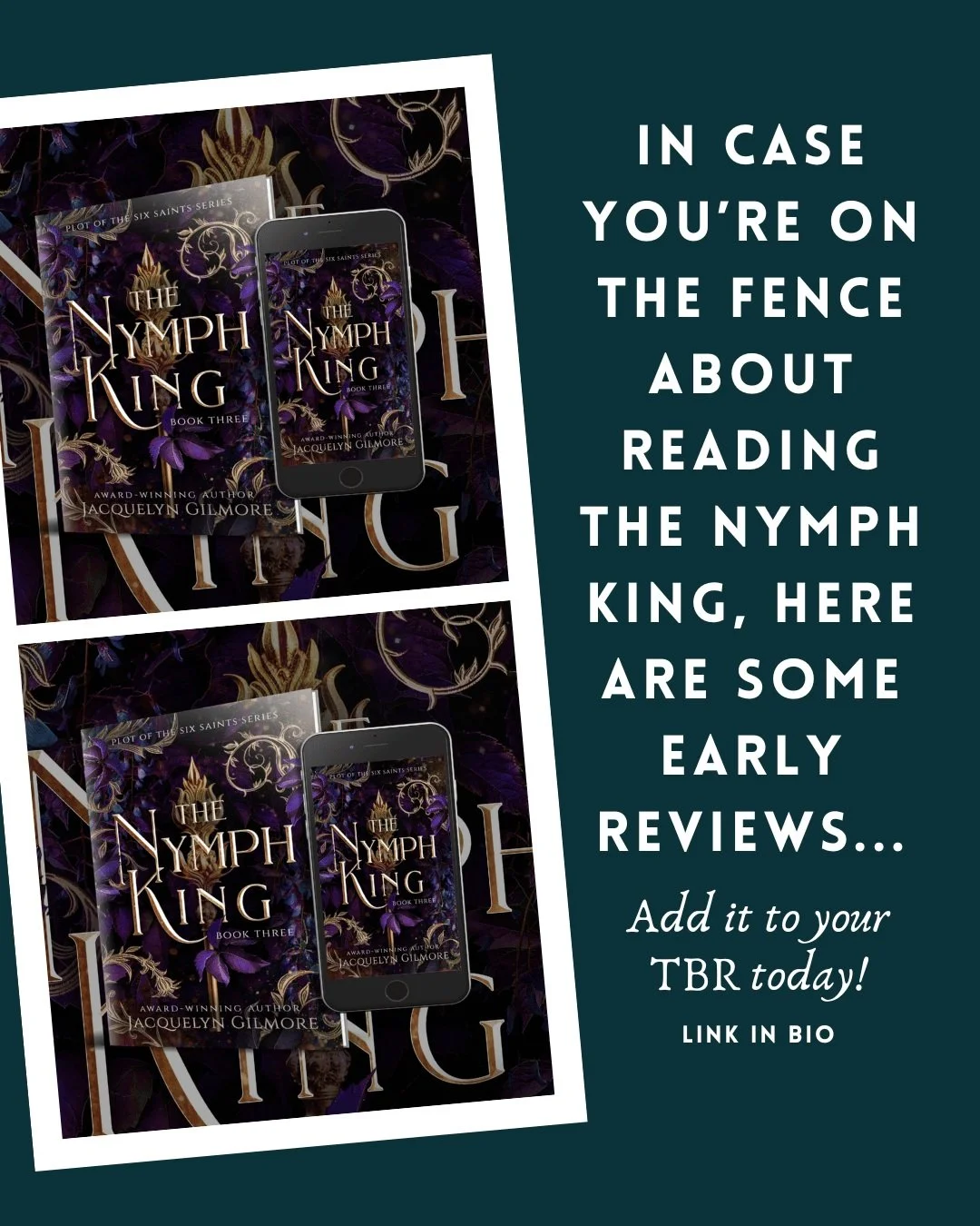 It&rsquo;s still early, but the first reviews for The Nymph King are starting to come in&hellip; and so far, they&rsquo;re all 5 stars.

Readers are saying they couldn&rsquo;t put it down, the world feels even bigger, and the stakes somehow climb hig