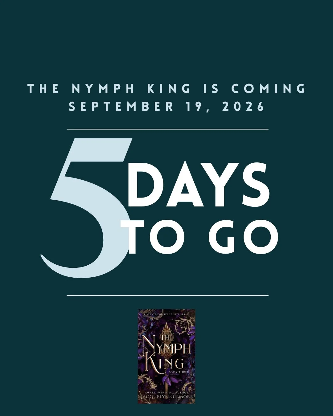 Five days until THE NYMPH KING is officially out in the world, and if you finished The Serpent Prince thinking, Jacquelyn, what the actual hell was that ending?&hellip;

Hi. Sorry. Kind of.

Because that cliffhanger was diabolical on purpose. The Ser