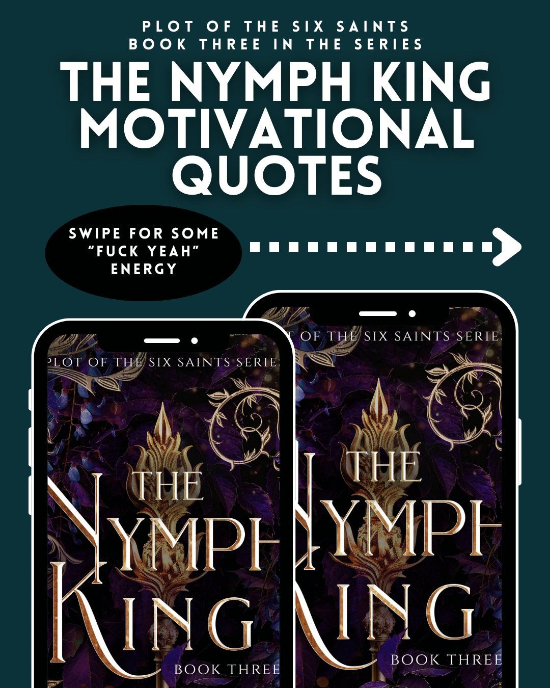 Are you ready for some "fuck yeah" motivational Nymph King quotes to get you going this morning? GOOD, WELCOME.

We&rsquo;re still working with a small early sample, but we&rsquo;re already approaching 20 Goodreads reviews with an average o