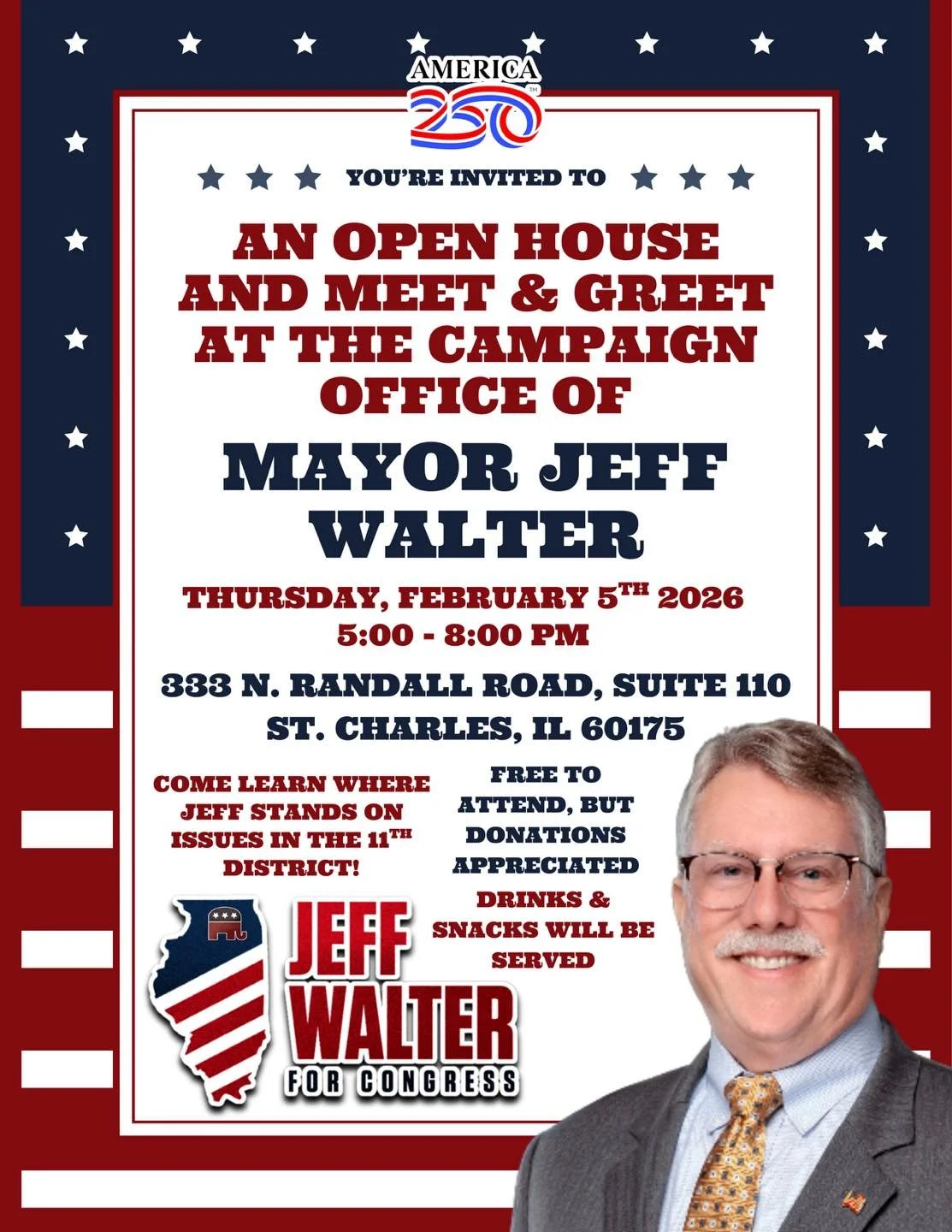 Jeff Walter Campaign Office Open House and Meet & Greet