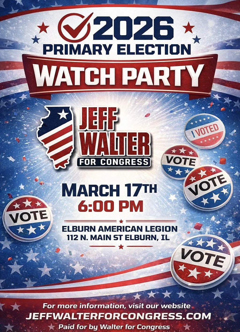 Primary Election Night Watch Party