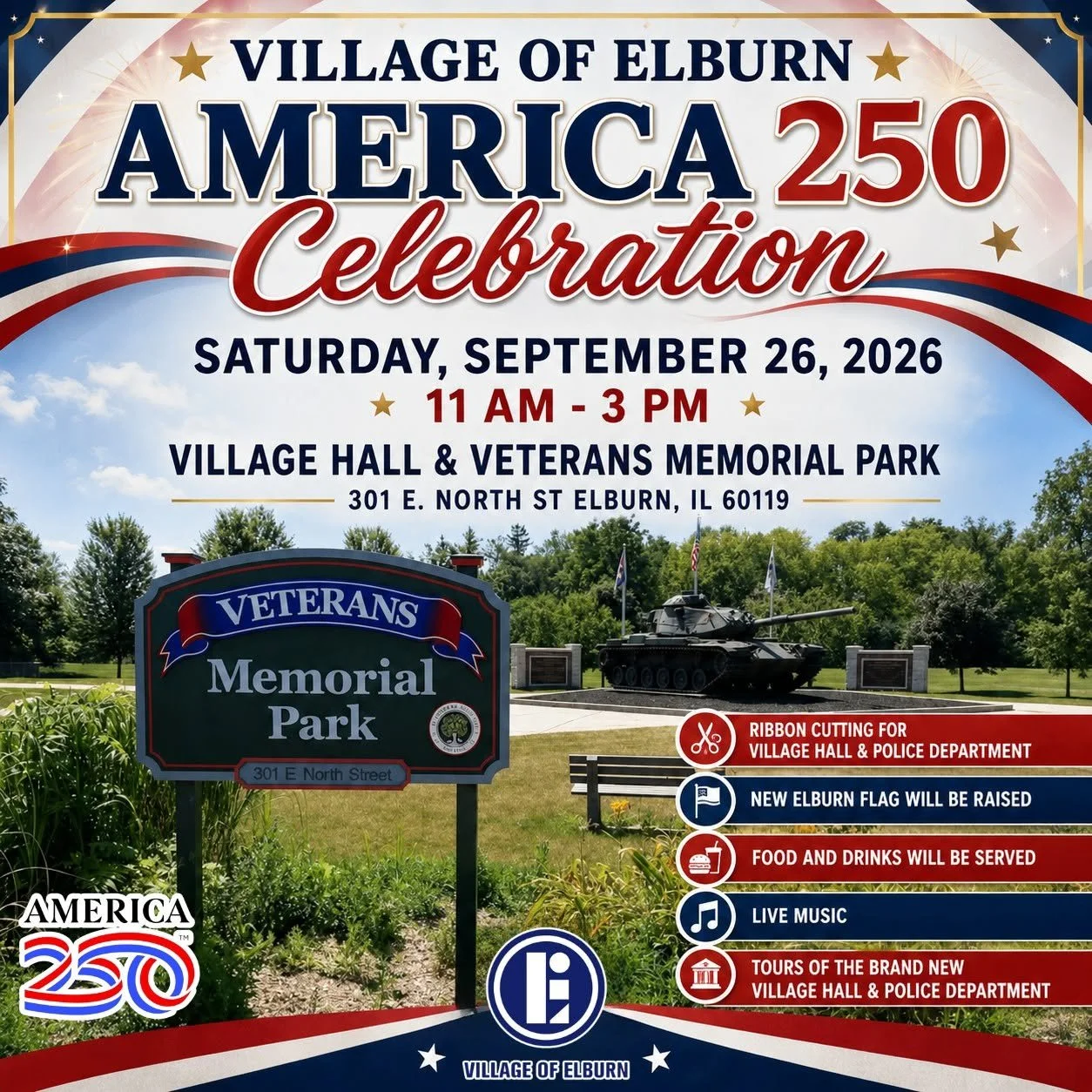 Village of Elburn America 250 Celebration & Open House
