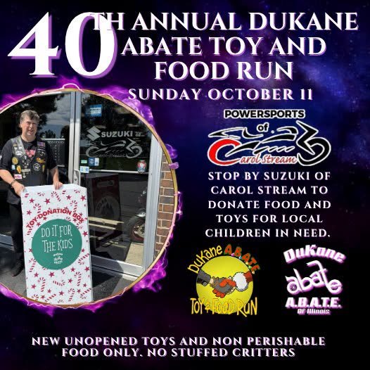 DuKane A.B.A.T.E. Annual Toy Run