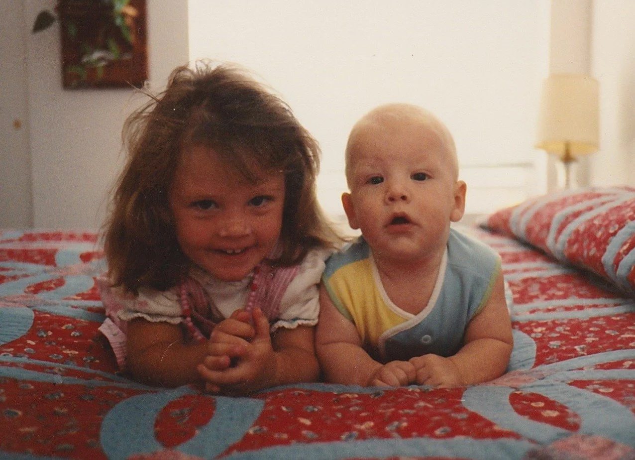 Tiare, 2 1/2 and Robbie 5 months