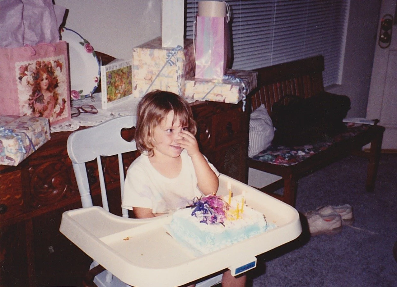 Birthday cake at Auntie Wende's