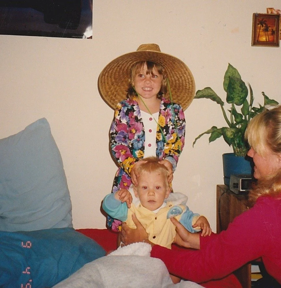 with Auntie Kelly in SLO