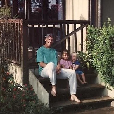 Grandpa with Tiare and Robbie