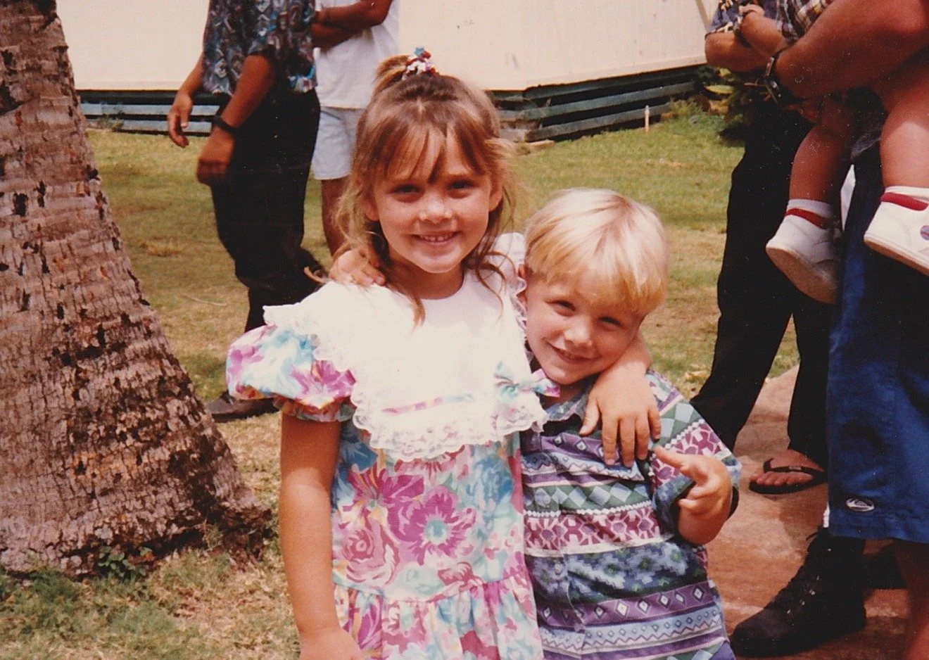 Tiare and Robbie after baptism