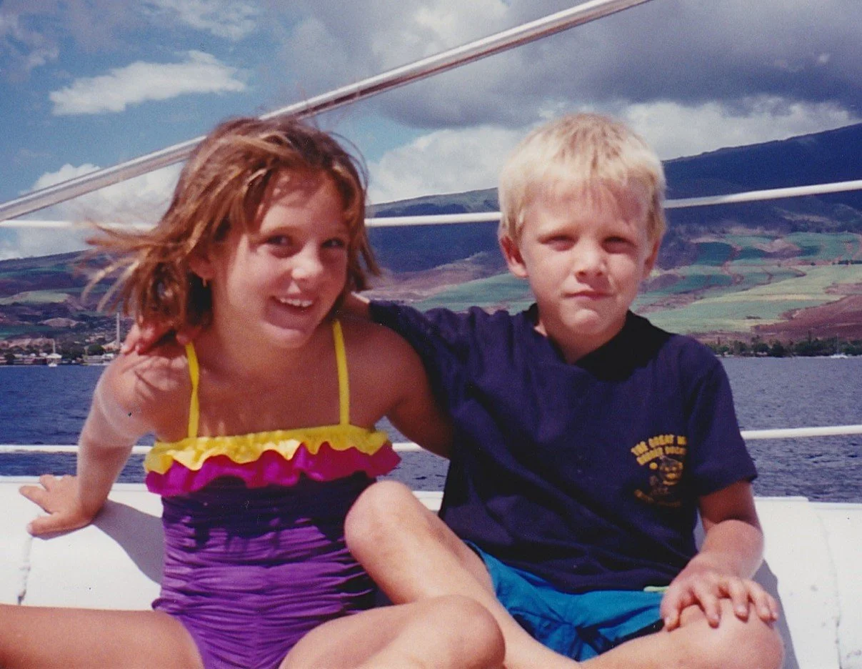 In Lahaina with Michael
