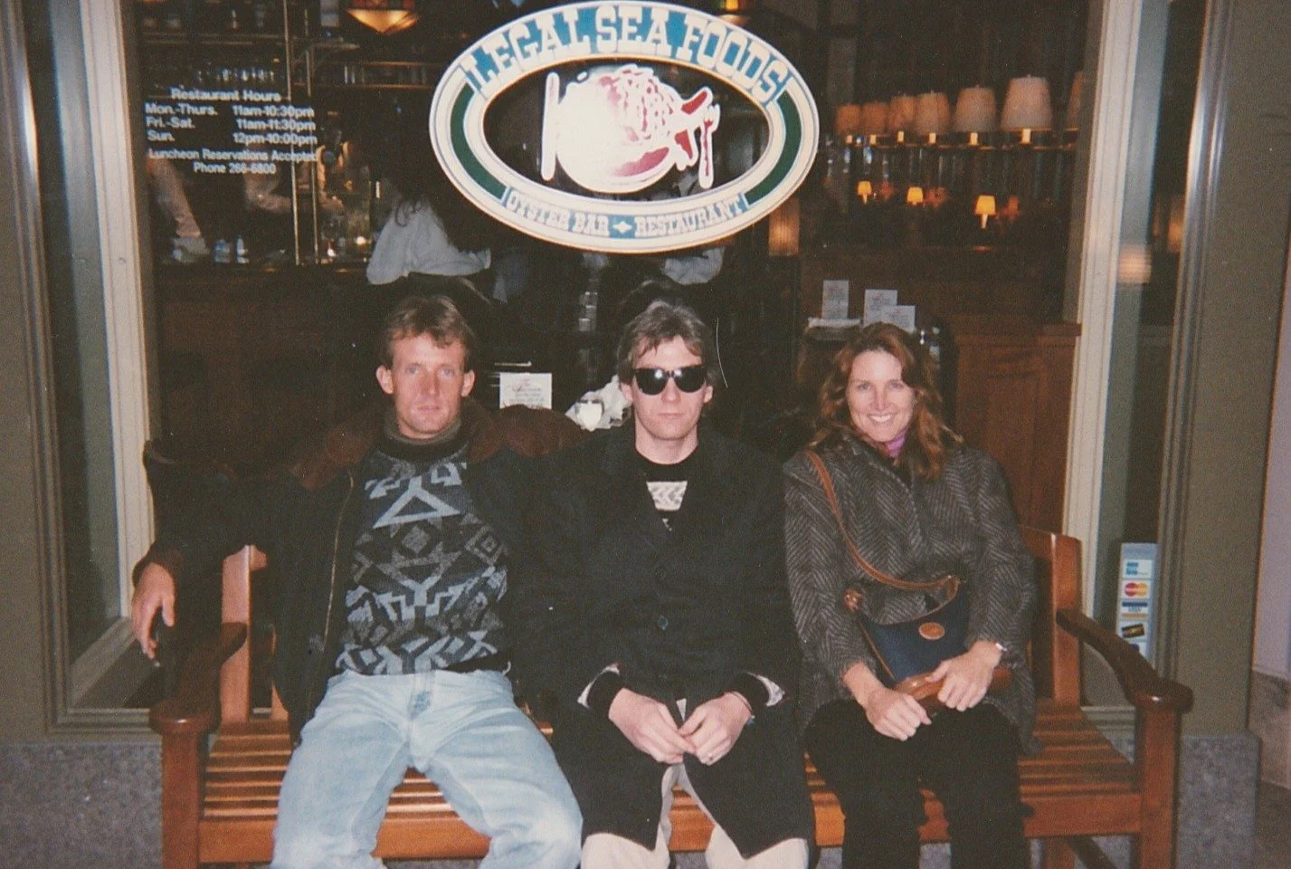 Bill and Lisa with Kevin in Boston