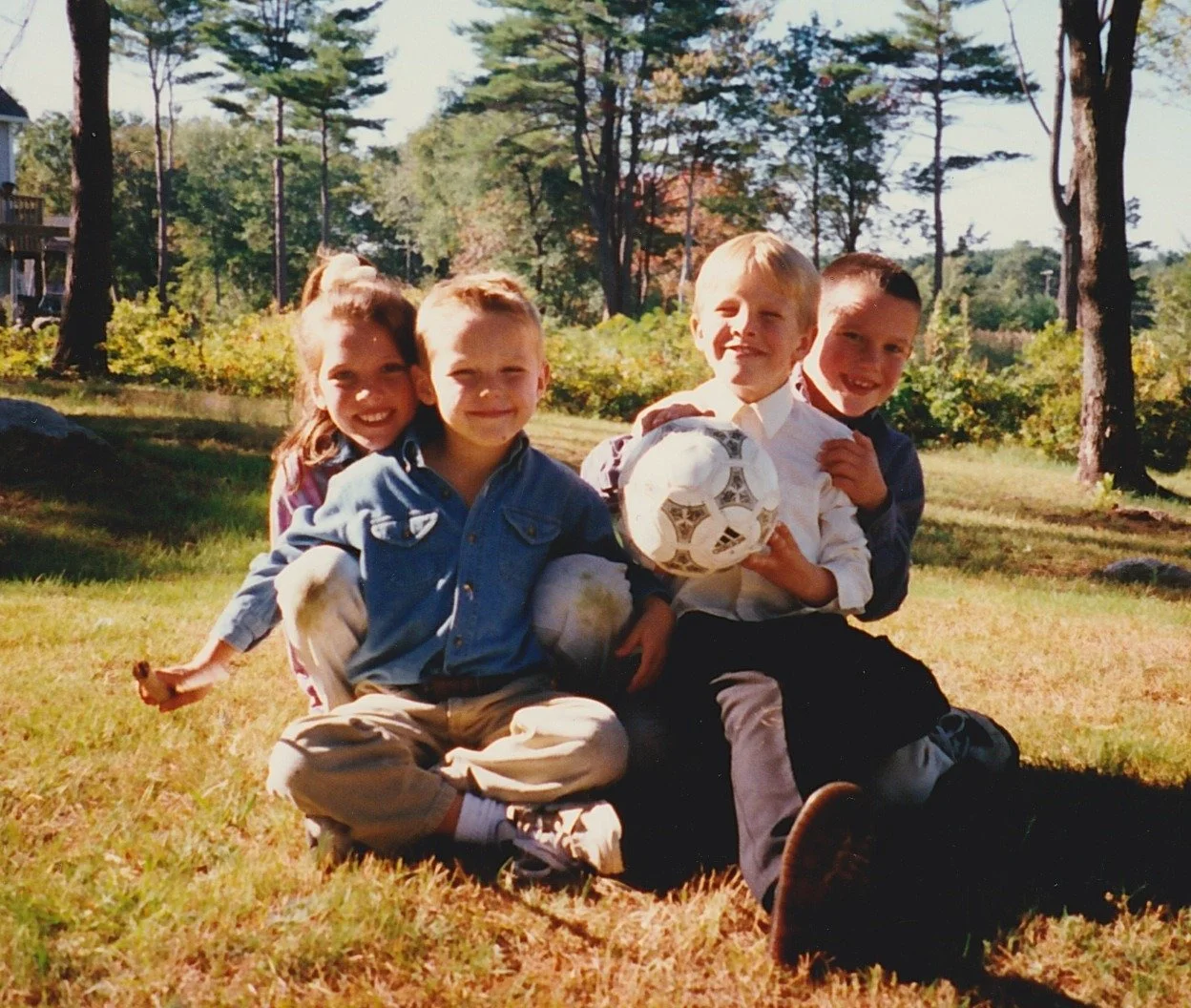 Cousins having fun