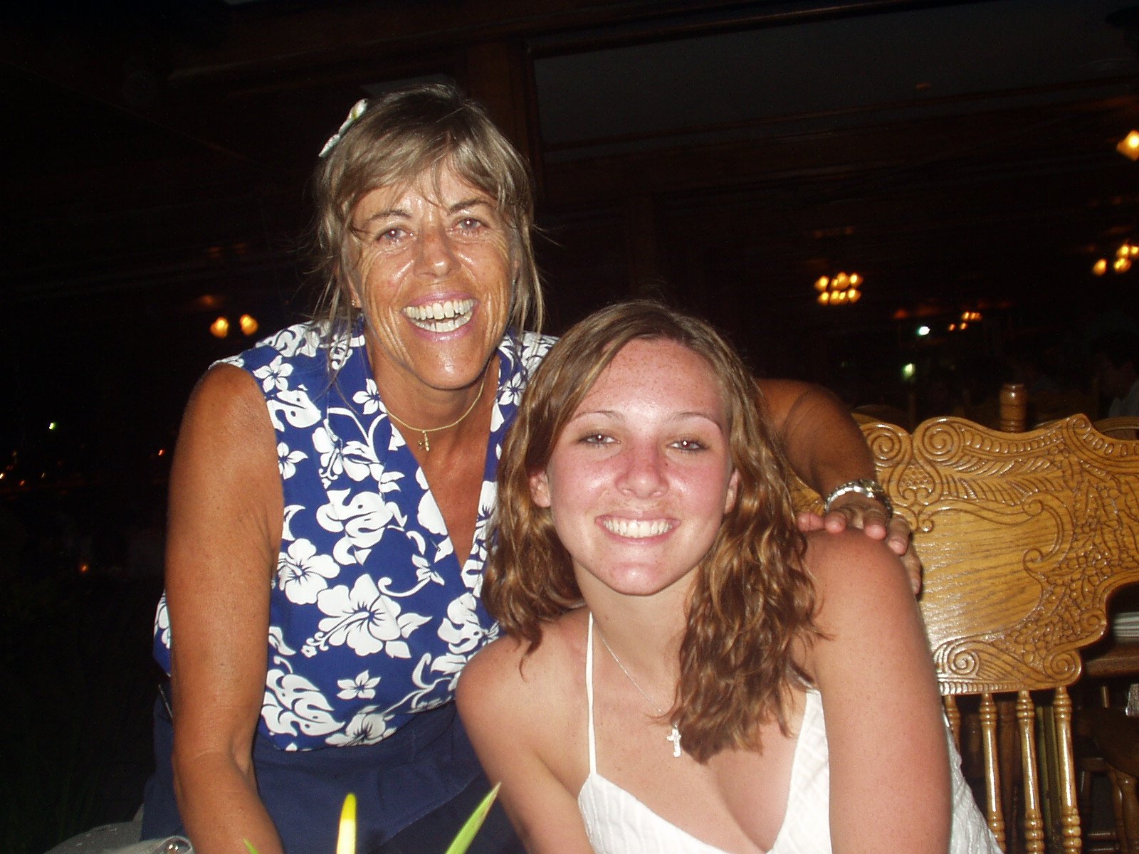 Tiare with Sue at Kona Inn