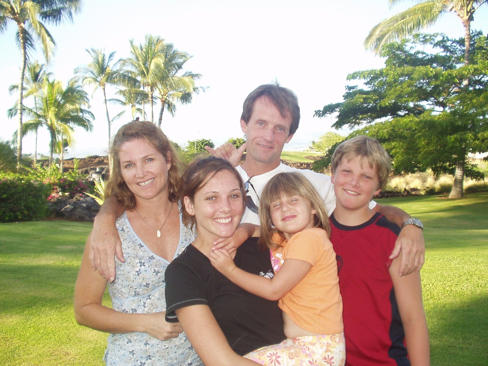 Family Photo at Mauna Lani