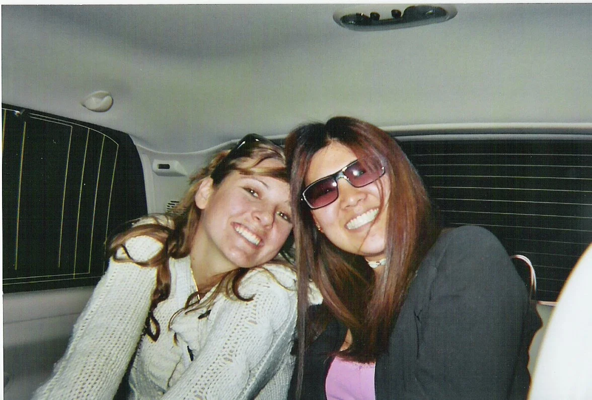 Tiare and Kimmie on drive to PDX