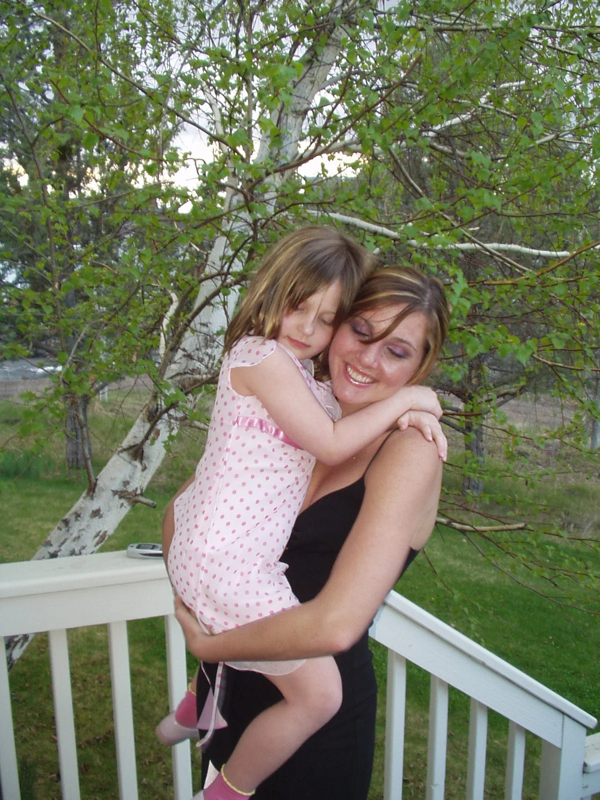 Tiare with Catie at Amanda's