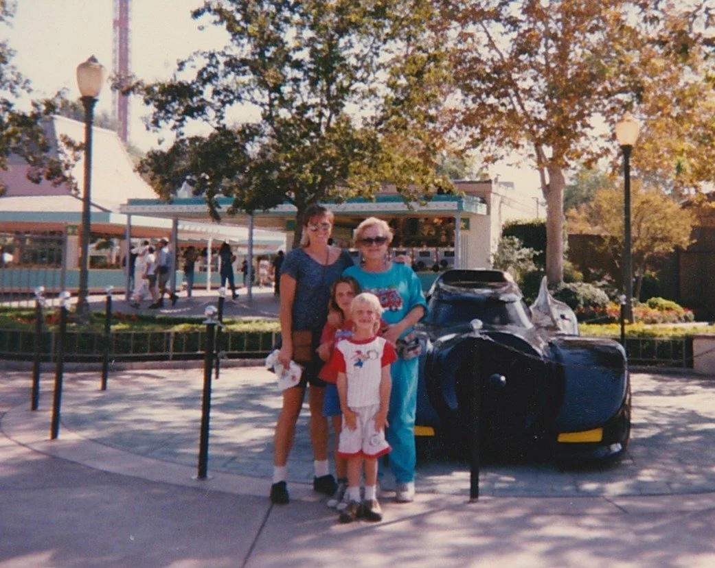 At Six Flags with Grandee