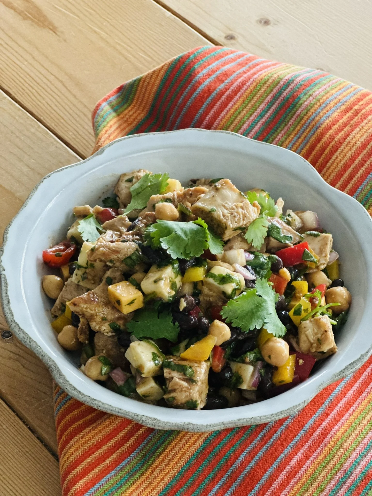 Enchilada Chicken & Bean Salad (GF)