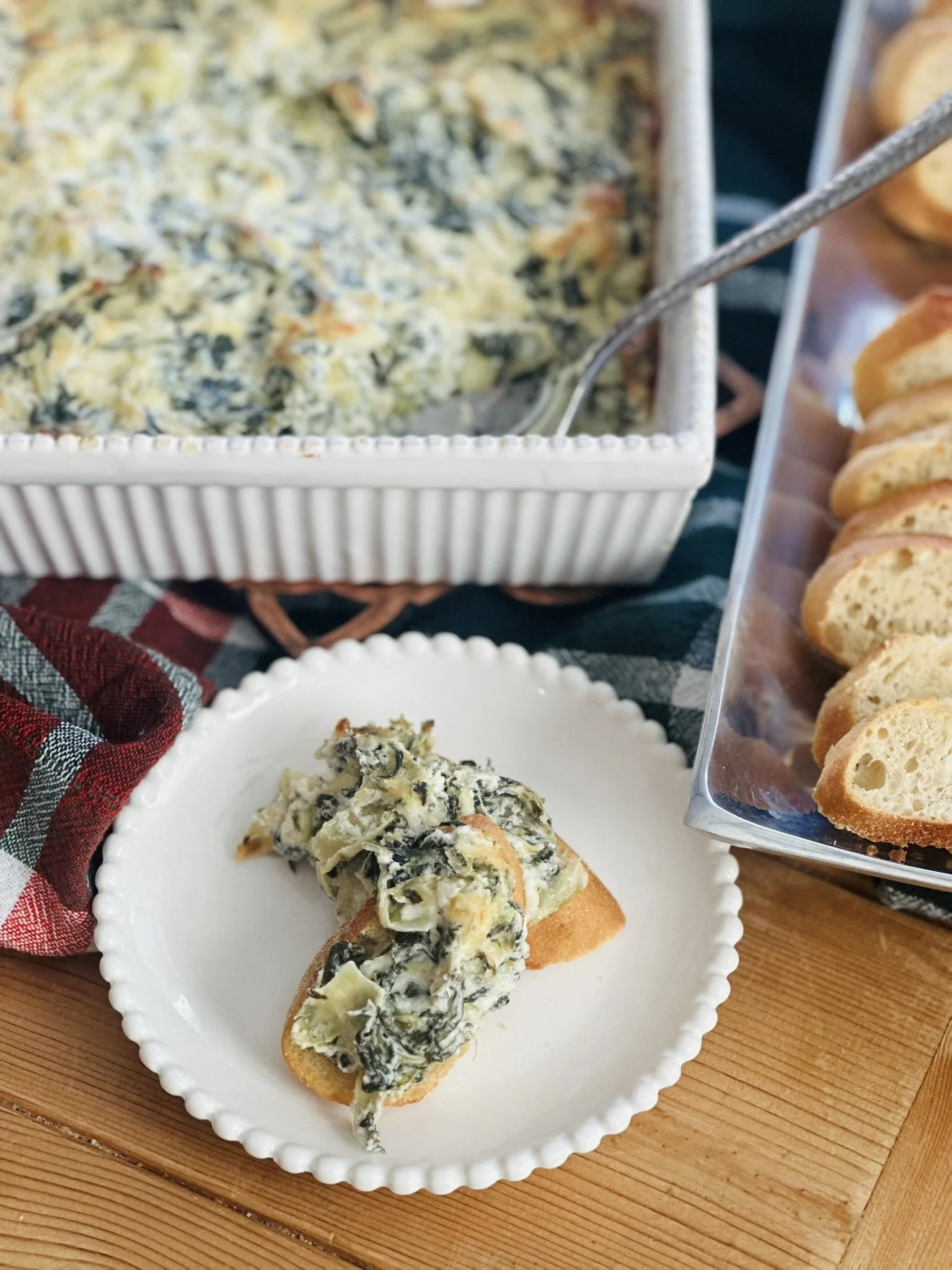 Creamy Spinach Artichoke Dip (GF)